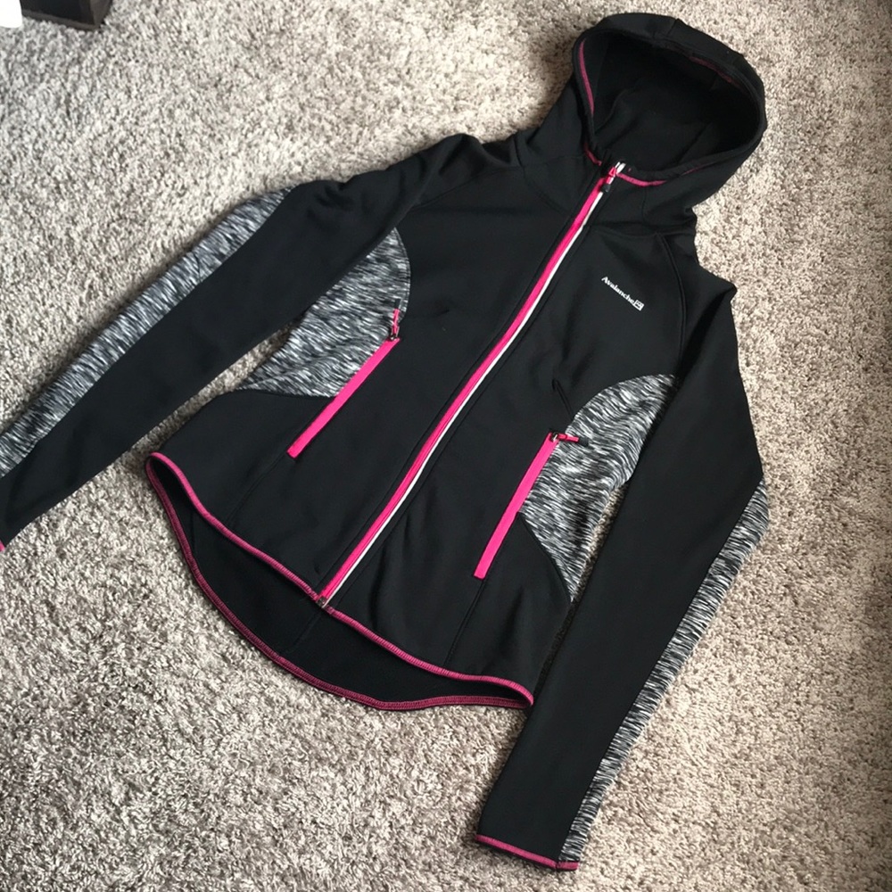 Avalanche full-zip high-low hoodie